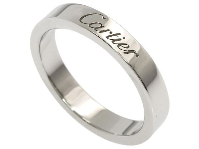 Platinring 950 flach Cartier