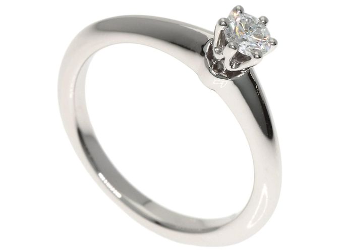 Tiffany & Co. Platin Solitaire-Diamantring