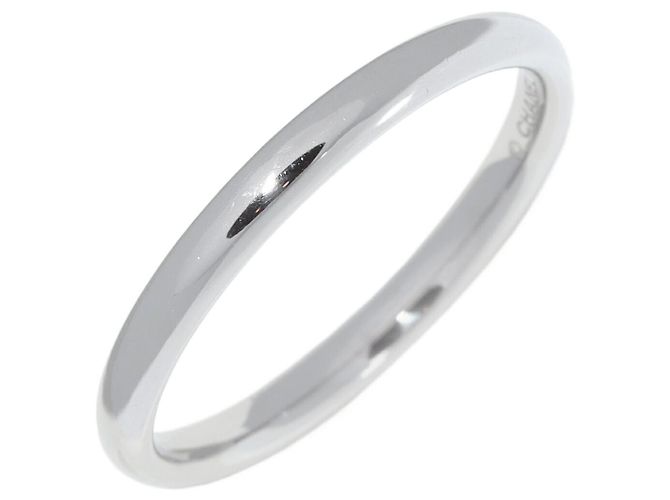 Chanel Parisian Pt950 Ring Size 17 Silvery Metallic