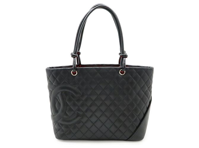 Sac cabas large Chanel Cambon Line Coco Mark Noir
