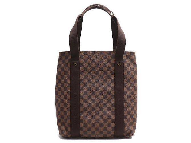 Borsa tote Damier Cabas Beaubourg Louis Vuitton Marrone