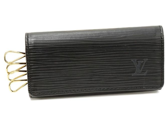 Multicles 4 Epi Schlüsseletui von Louis Vuitton Schwarz