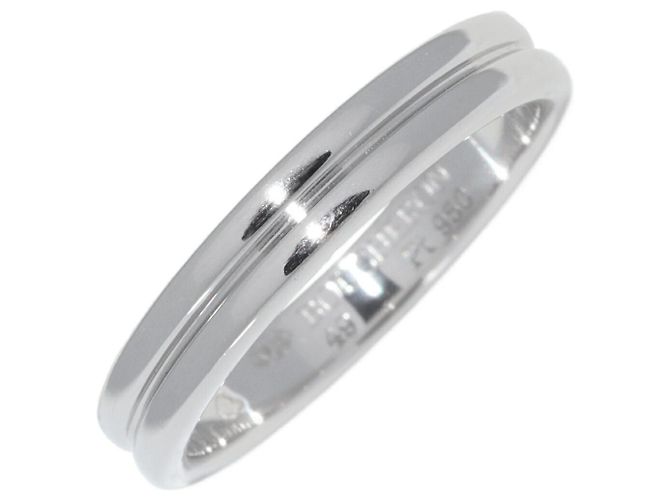 Boucheron Godron Pt950 Ring Size 9 Silvery