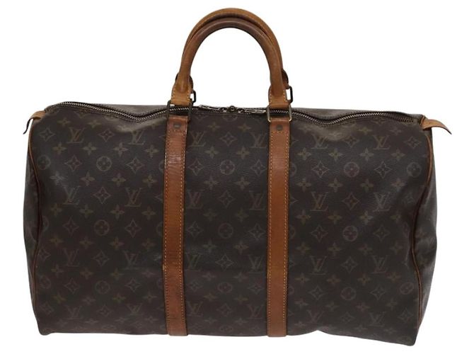 Louis Vuitton Keepall Monogram Canvas 50 Marron