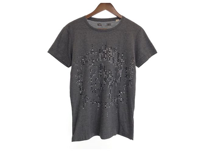 Autre Marque Camiseta de algodão DIESEL Marrom Preto
