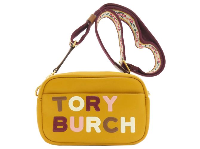Bolsa de ombro mini Perry High Frequency da Tory Burch Amarelo