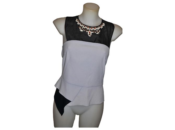 Top Bustier Pinko Elástico Multicolor 
