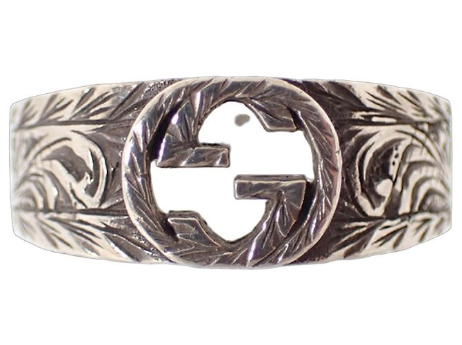 Anello G Arabesque in Ag925 di GUCCI Argento