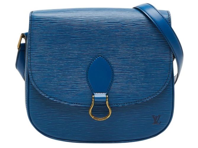 Bolsa transversal Saint Cloud em Epi da Louis Vuitton Azul
