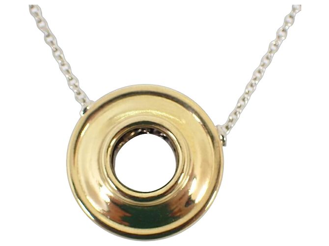Colar Pendente Magic Circle em Prata 925 e Ouro 750 da Tiffany & Co.