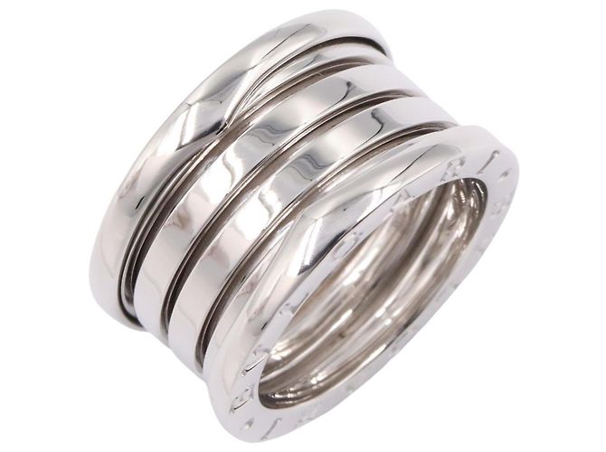 Bulgari Anillo Bvlgari B-zero1 4-Band en oro blanco de 18K Plata