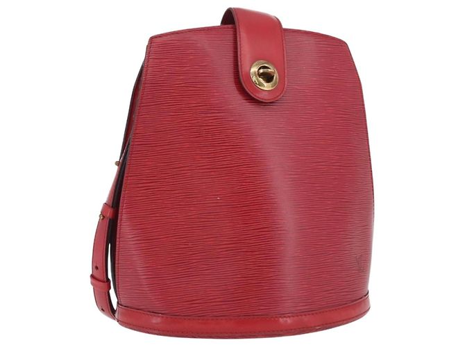 LOUIS VUITTON Epi Cluny Schultertasche Rot M52257 LV Auth ka3024