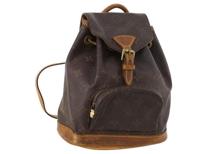LOUIS VUITTON Monogram Montsouris PM Backpack M51137 LV Auth 163827