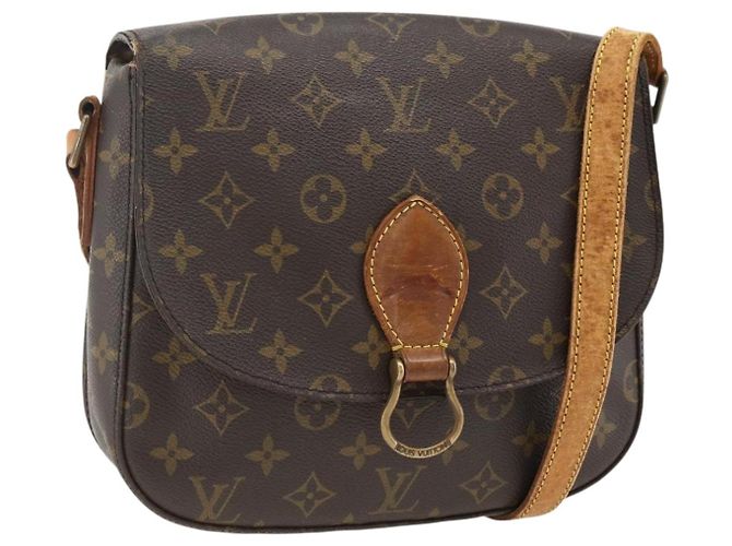 LOUIS VUITTON Bolsa de Ombro Monogram Saint Cloud GM M51242 LV Auth BA11343 Monograma