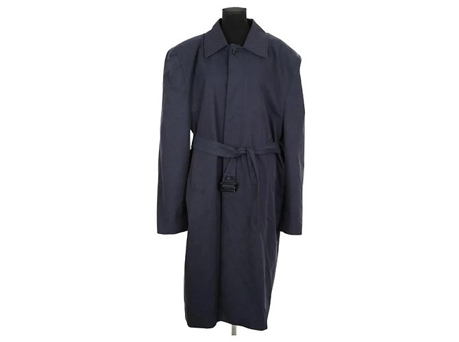 Autre Marque Trench coat blu