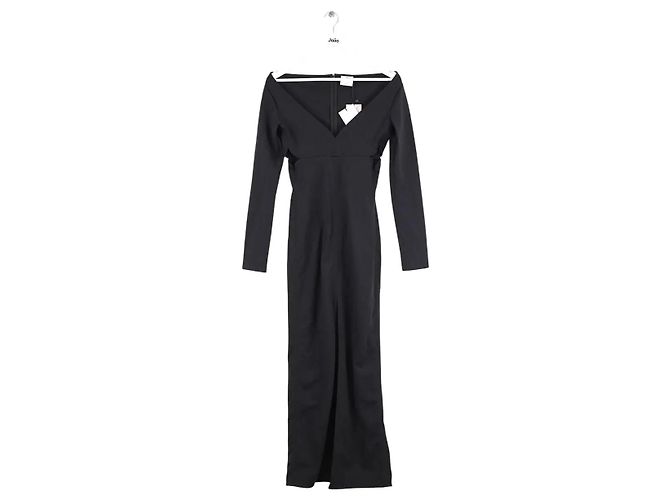 Courreges Diamond cut out technical dress black