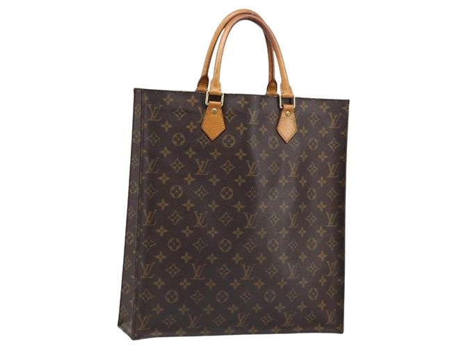 LOUIS VUITTON Bolsa Sac Plat Monogram M51140 LV Auth BA10915 Monograma