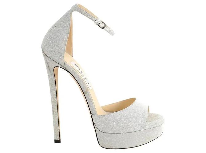 Jimmy Choo Silberne Absätze