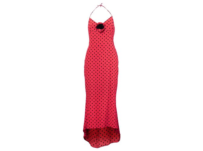 Moschino Polka-Dot-Kleid Rot