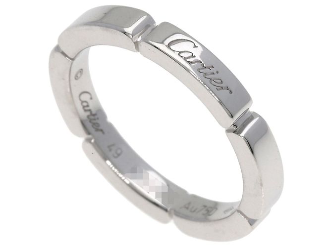 Anillo Maillon Panthère de Cartier en oro blanco de 18K