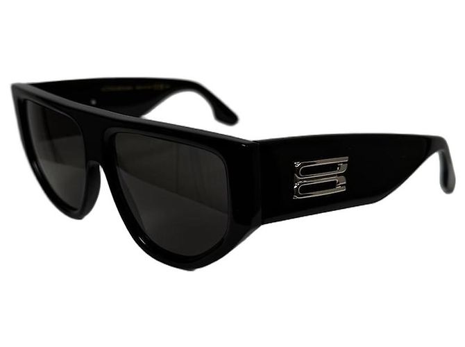 Victoria Beckham Oversized schwarze Sonnenbrille