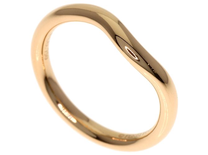 Tiffany & Co. 18K Roségold gewölbter Bandring