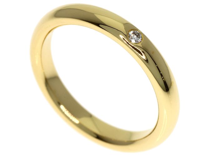 Anillo de boda de diamante 1P de Tiffany & Co.