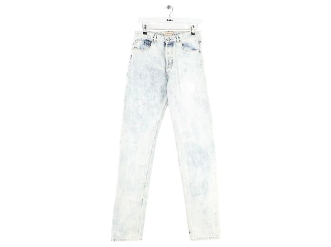 Alexandre Vauthier Jeans anchos de algodón blanco 