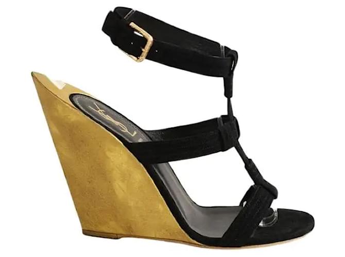 Yves Saint Laurent Talons dorés 