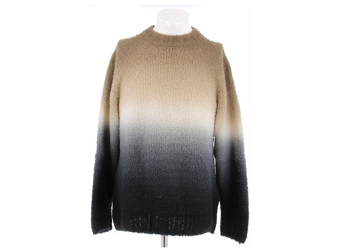 Sacai Pull dégradé en laine Multicolore