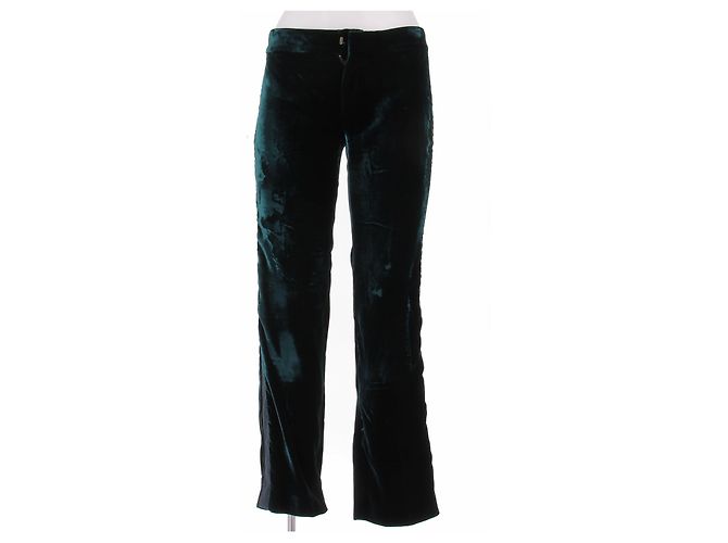 Gucci Grüne Samthose