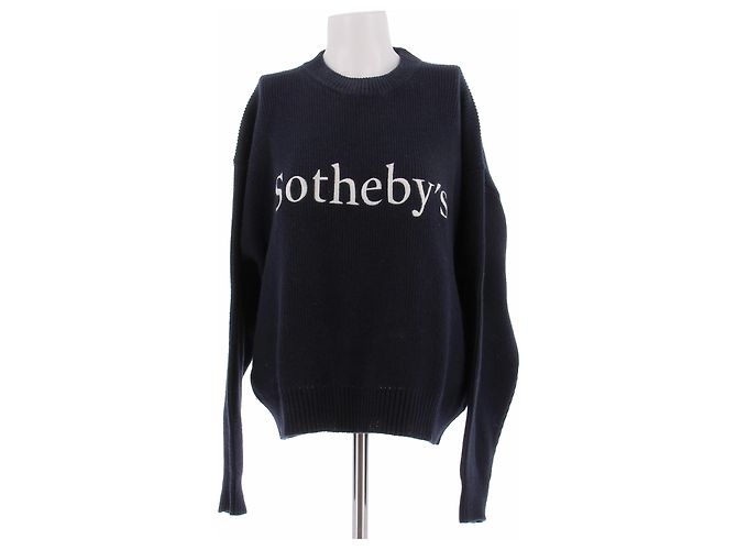 Frame Denim Pull marine en cachemire Bleu Marine