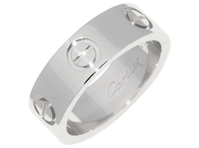 Cartier Love Pt950 Ring Größe 48 Silber