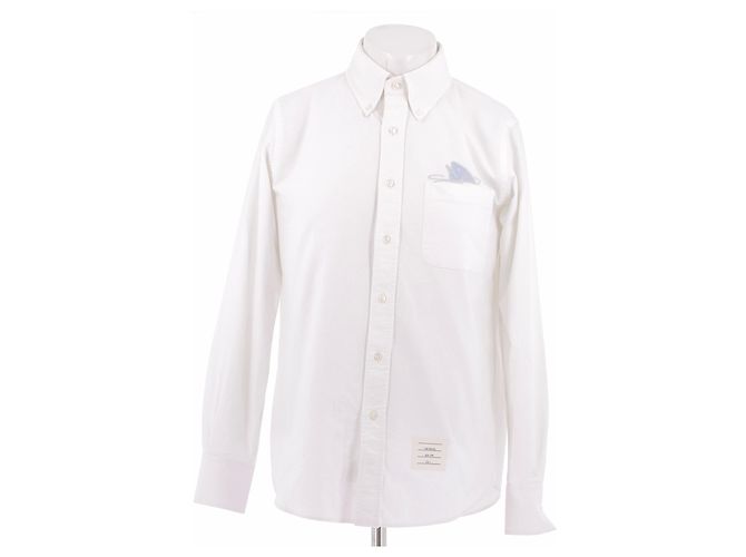 Thom Browne Camicia bianca con tasca Bianco 