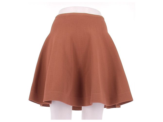 Alaïa Jupe courte terracotta Orange