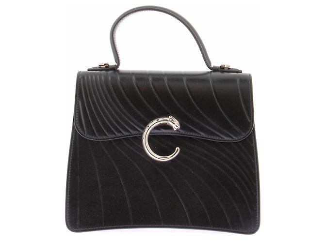 Cartier Bolsa preta 'Panthere C' Preto