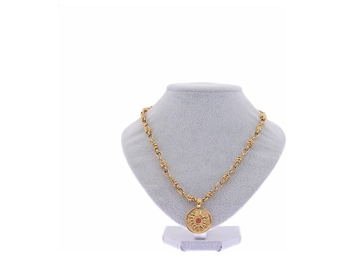 Goossens Collar "Soleil Talisman Astro" dorado