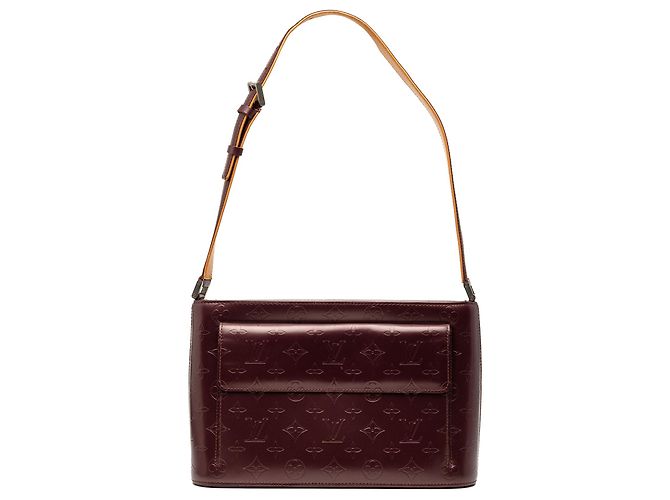 Louis Vuitton Monogram Mat Alston Rouge Bordeaux