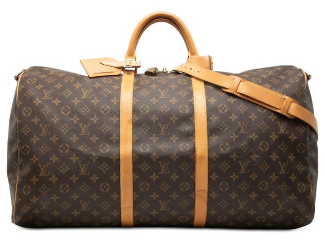 Louis Vuitton Keepall Bandoulière 60 Monograma Marrom