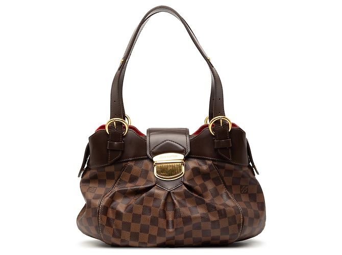 Louis Vuitton Marrone Damier Ebene Sistina PM