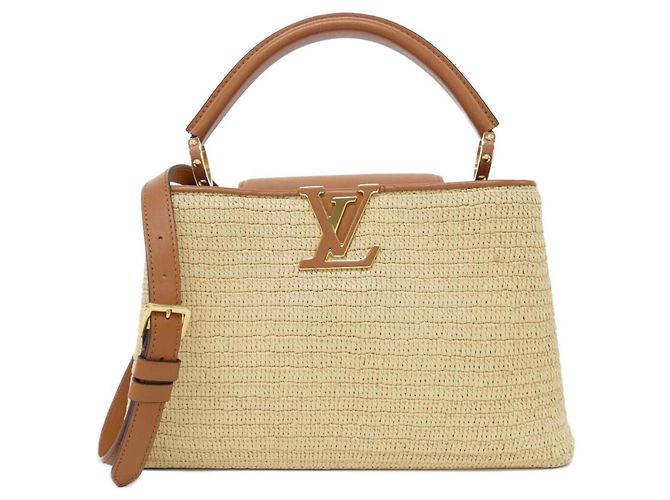 Sac à main Capucines MM Louis Vuitton Caramel