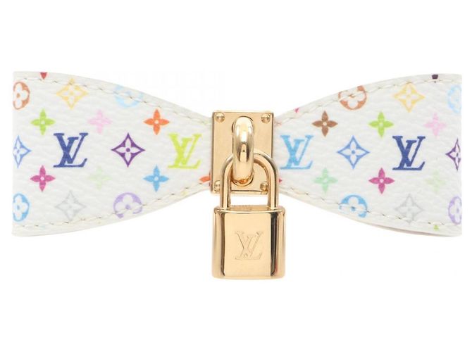 Fermaglio Monogram Multicolore Louis Vuitton Bianco