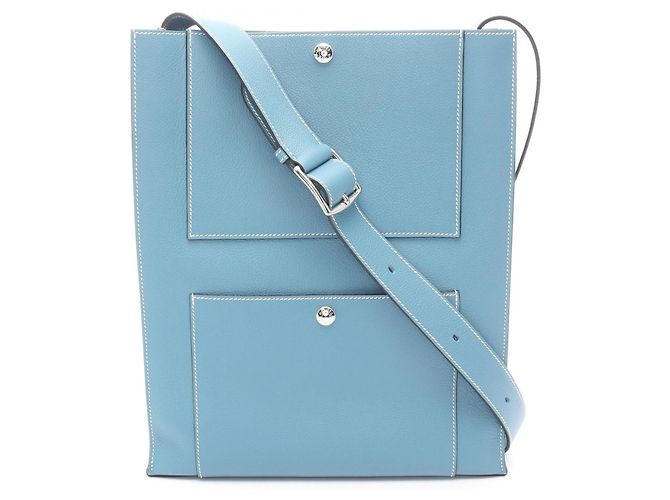 Bolsa de Ombro Cabache da Hermès Azul