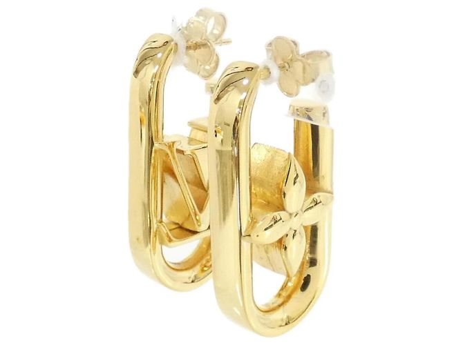 Orecchini a cerchio Louis Vuitton D'oro