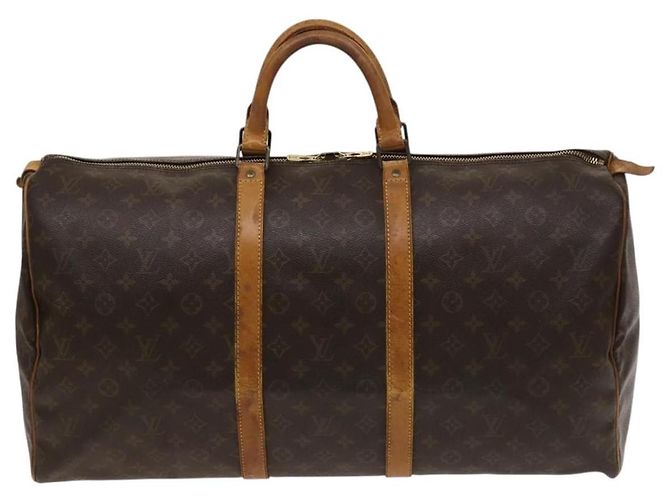 Louis Vuitton Keepall Monogram Canvas 55 Marrom