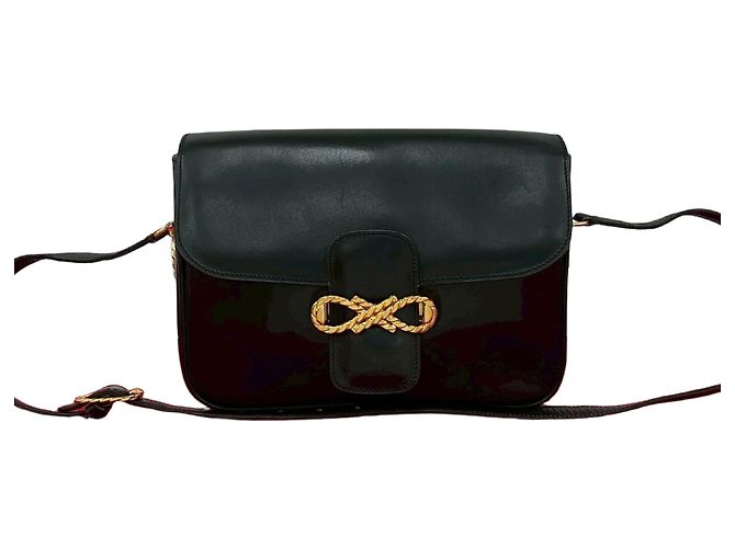 Céline Bolsa de Ombro em Couro de Bezerro Celine Preto