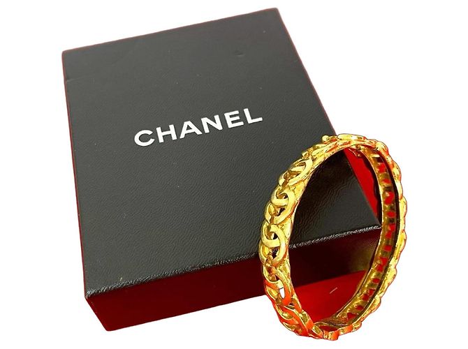 Bracciale Coco Mark di Chanel D'oro Metallico 