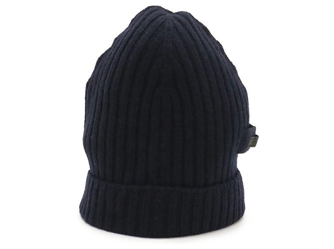 Gorro de lã Prada Azul