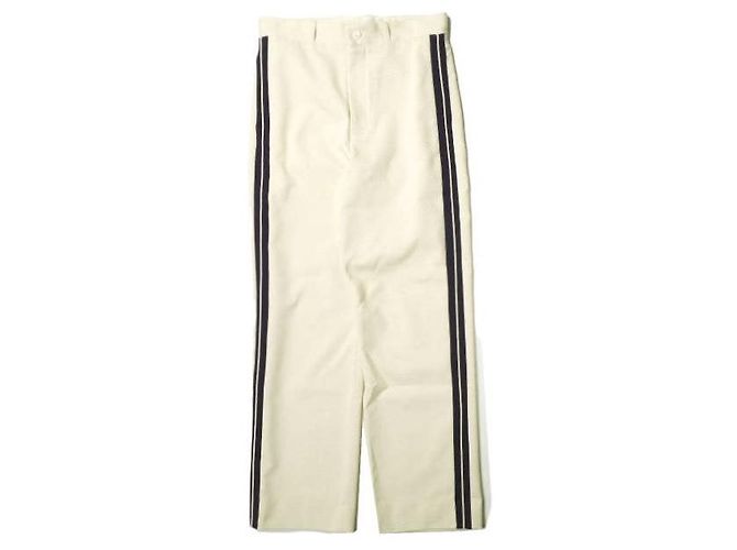 Autre Marque Calças de algodão e lã UNUSED LINE Branco Fora de branco
