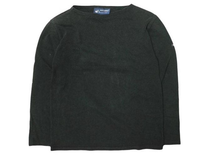 Autre Marque Top de Algodón Saint James OUESSANT Negro